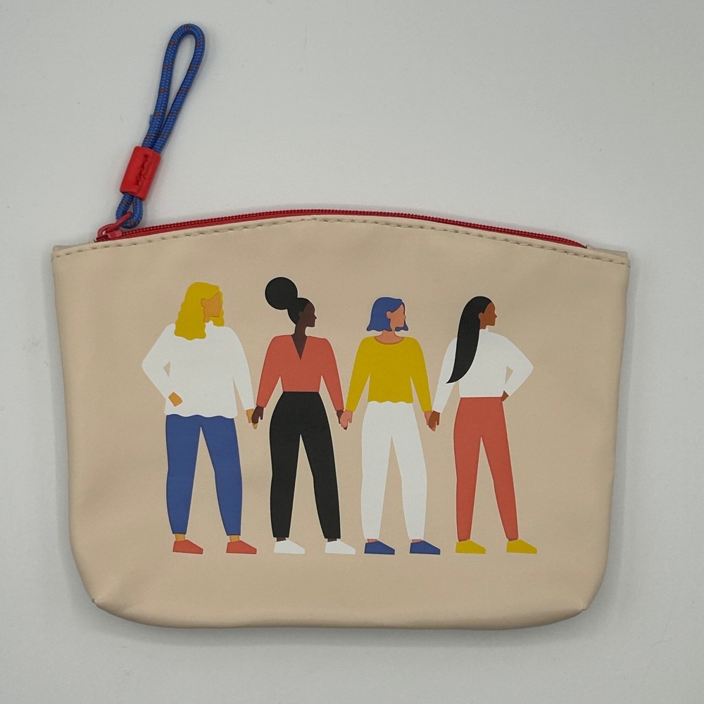 Ipsy Women Empowerment Cosmetic Makeup Bag Pouch Cream Confidence Inspiration